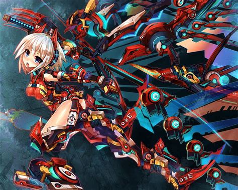 Mecha Girl Armor Mecha Girl Anime HD Wallpaper Peakpx