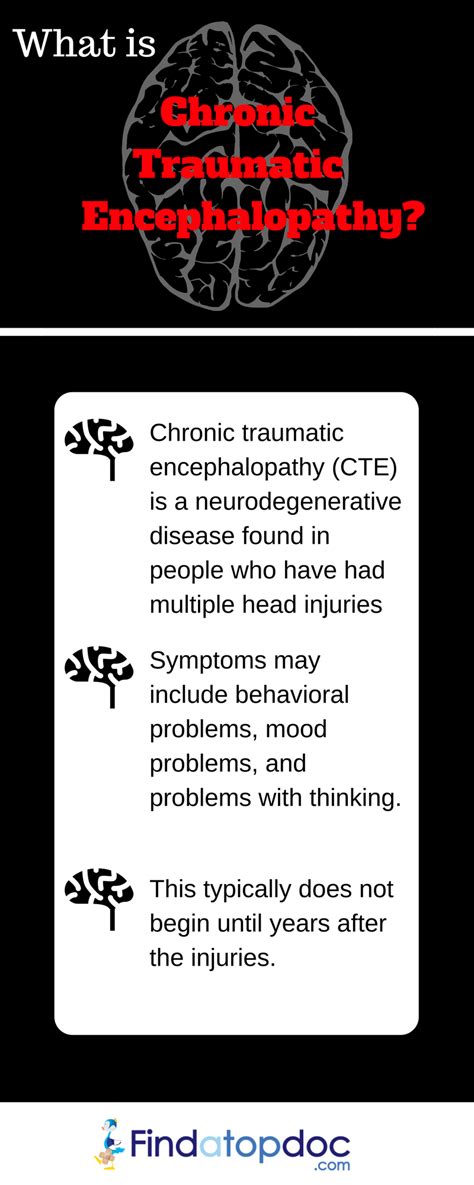 Cte Symptoms Causes Treatment And Diagnosis Findatopdoc