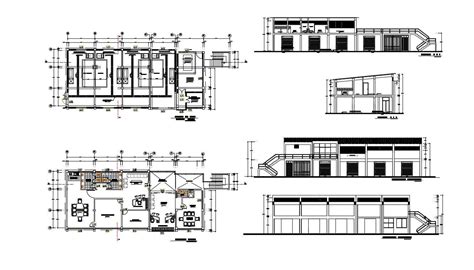 Office Building Plans In Autocad File Cadbull