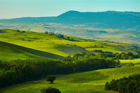 Wallpaper 5616x3744 Px Fields Hills Italy Nature Scenery