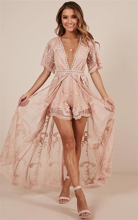 Summercocktaildress In 2020 Lace Maxi Romper Trendy Cocktail Dresses Casual Dresses For Women