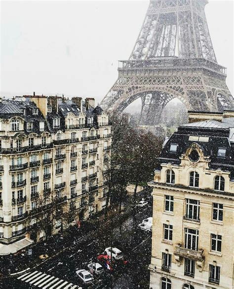 Snowing In Paris Paris Places To Go Places To Travel
