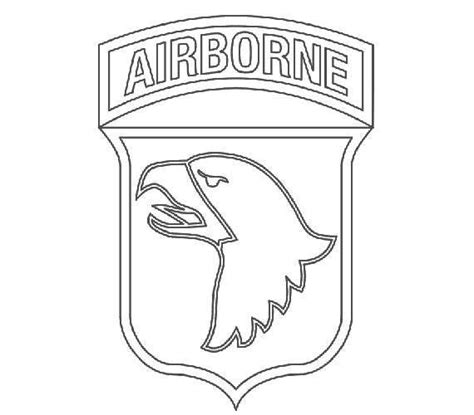 Us Army 101st Airborne Division Patch Vector Files Dxf Eps Etsy
