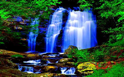 Top 71 Mountain Waterfall Nature Wallpaper Vn