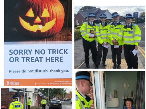 No Trick Or Treat Here West Mercia Police Offering Posters For Elderly Or Worried Residents