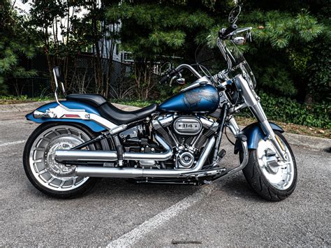 The original fat custom icon. Pre-Owned 2018 Harley-Davidson Fat Boy 114 in Franklin # ...
