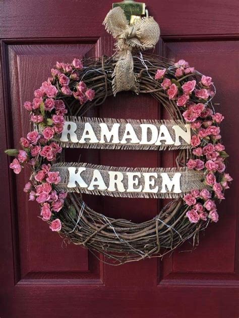 Ramadan Homemade Door Wreath Ramadan Crafts Ramadan Decorations