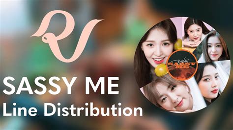 Red Velvet Sassy Me Line Distribution Color Coded Lyrics Youtube