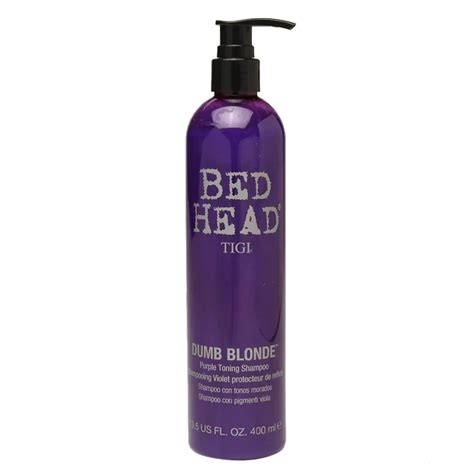 Tigi Bed Head Dumb Blonde Purple Toning Shampoo Toning Shampoo Bed