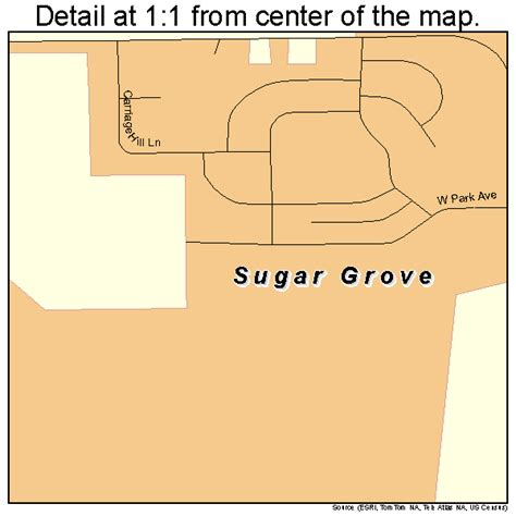 Sugar Grove Illinois Street Map 1773391