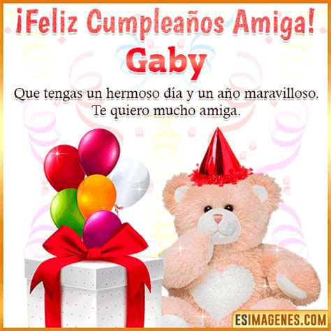 【º‿º】 Feliz Cumpleaños Gaby【 ️】26 Tarjetas Y 