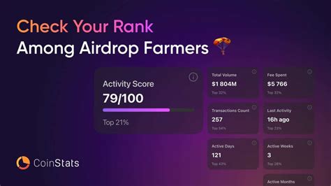 Coinstats Launches Chain Activity For Airdrop Farming Insights