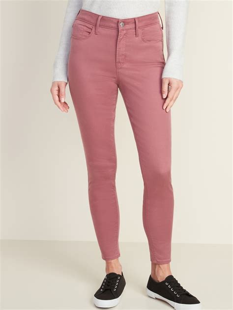 High Waisted Sateen Rockstar Super Skinny Jeans For Women Old Navy