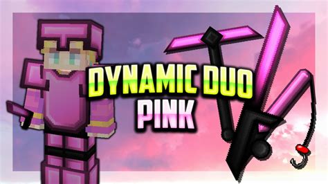 Dynamic Duo 128x Pink Pvp Pack Minecraft Texture Pack