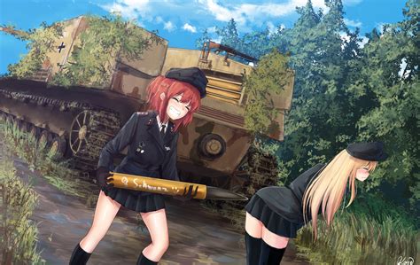 Hintergrundbilder Anime Mädchen Zweiter Weltkrieg Rock