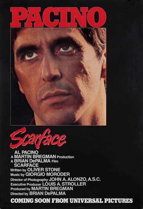 Scarface Original 1983 Us One Sheet Movie Poster Posteritati Movie