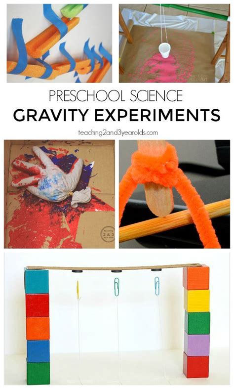 7 Preschool Science Experiments That Explore Gravity Science
