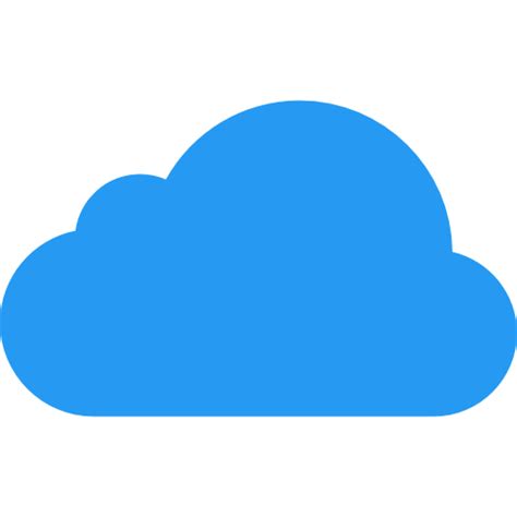 Blue Cloud Icon Png