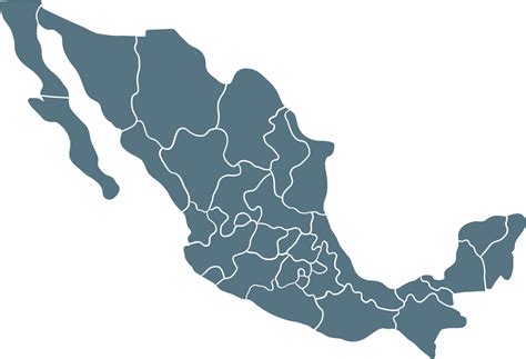 Dibujo A Mano Alzada Del Mapa De México 14219853 Png