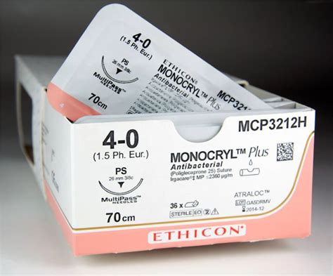 Monocryl Plus Antibakteriell Poliglekapron 25 Sutur Ortomedic