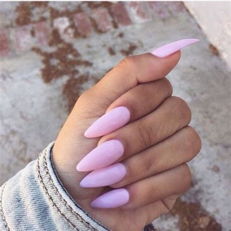 42 Most Beautiful Pink Stiletto Nail Art Design Ideas For ... Short pastel pink and yellow nails.