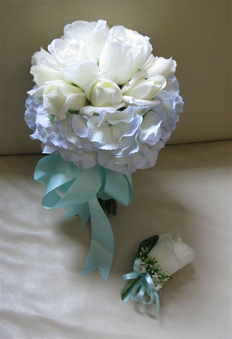 Maybe you would like to learn more about one of these? Stylish Wedding: Light Blue Hydrangea Bouquet
