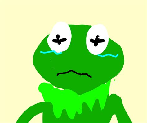 Sad Kermit Drawception