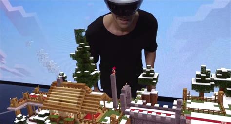Watch Minecraft Become Holographic In Microsoft Hololens E3 Demo