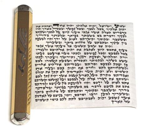 Mezuzah Parchment Large