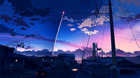 Anime beautiful wallpaper and picture anime scenery gif and picture anime music cover. 5 centimeters per second scenery gif | Anime scenery ...
