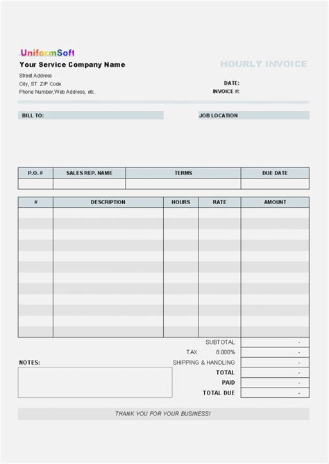 7 Free Blank Invoice Templates Excel Word Make Quick Invoices Riset