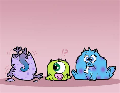 3 Baby Monsters By Cookie Lovey On Deviantart