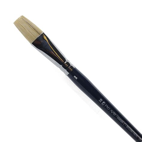 Pro Arte Series C Flat Brushes Oil Acrylic Paint Brush Hogs Hair