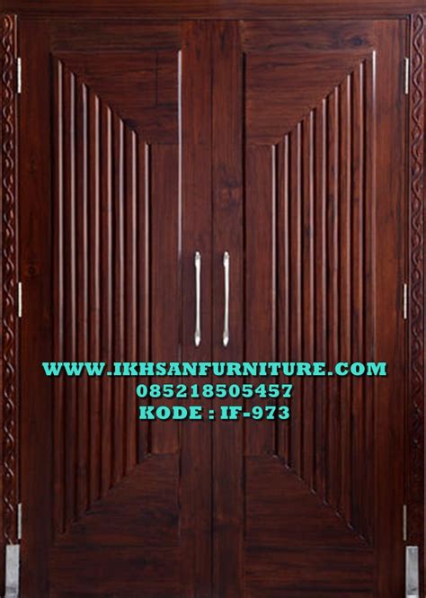 Berikut beberapa desain dan ragam motif pintu minimalis kayu jati yang bisa kamu jadikan referensi : Model Pintu Rumah Minimalis Motif Profilan Salur, Daun ...