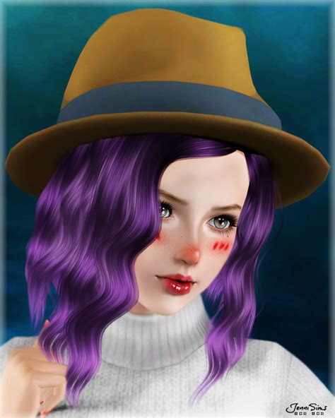 Downloads Sims 3accessory 2 Hat Female And Male Recolorable Jennisims