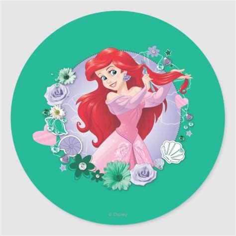Create Your Own Sticker Disney Princess Wallpaper Ariel