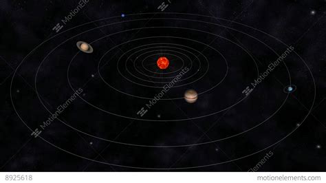 Solar System Animation Stock Animation 8925618