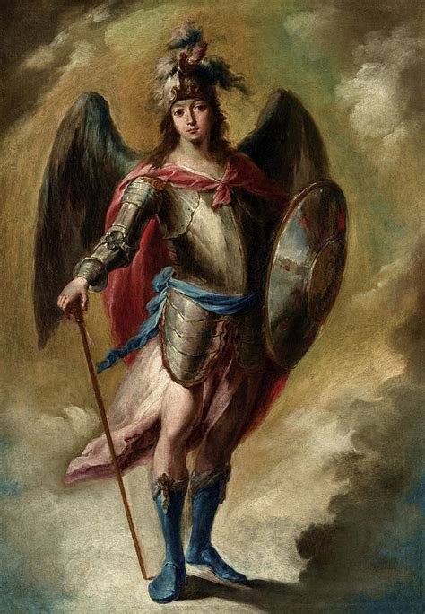 Saint Michael Archangel Painting By Juan De Espinal Pixels