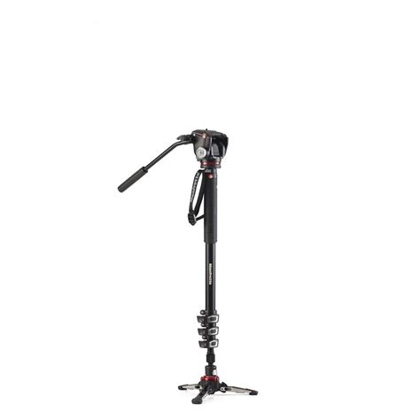 Manfrotto Xpro 4 Section Video Monopod With 2 Way Head Mvmxproa42w