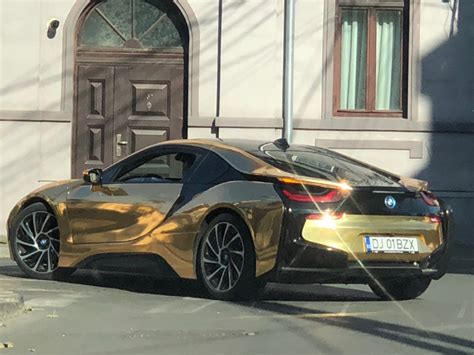 Olaf s owner of a 2018 bmw 4 series from costa mesa ca. Spotted last year when visiting, Gold wrapped BMW i8 o.O ...