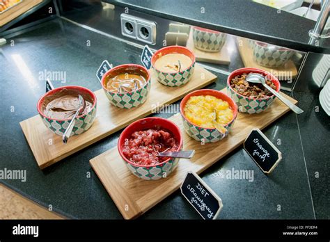 Breakfast Buffet Cereal Cold Cuts Hi Res Stock Photography And Images