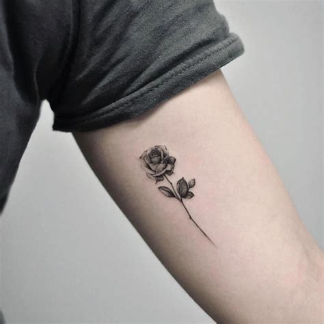 A beautiful rose like this can be placed anywhere and you could even try the design in an even smaller size. #shouldertattoo Hashtag • Instagram Posts, Videos ...