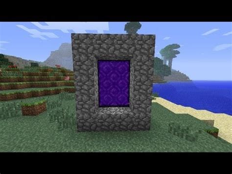 So that's how you do it. Minecraft Nether portal without diamonds, just 1 bucket ...