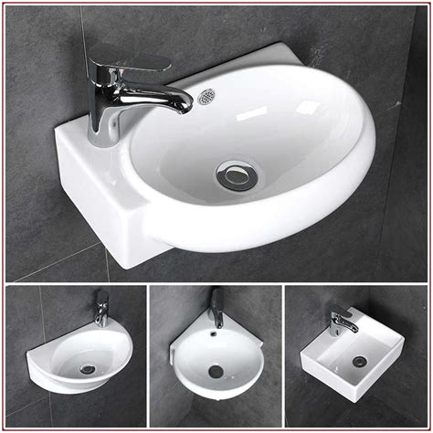 Stainless Steel Triangle Wash Basin Thick Small Sink Corner Wall