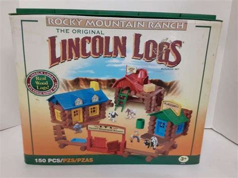 Lincoln Logs Rocky Mountain Ranch Set Delaware Auction Center