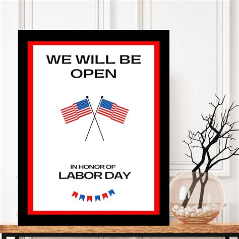 Business Printable Openclosed Labor Day Sign Pack Closed On Etsy
