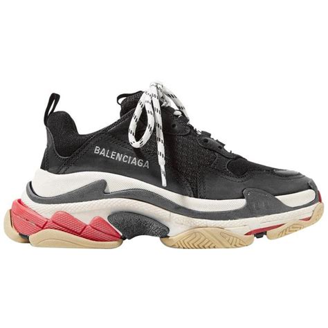 Shop the latest collection of triple s at the balenciaga us official online boutique. Balenciaga Triple S Logo Embroidered Leather Sneakers For ...