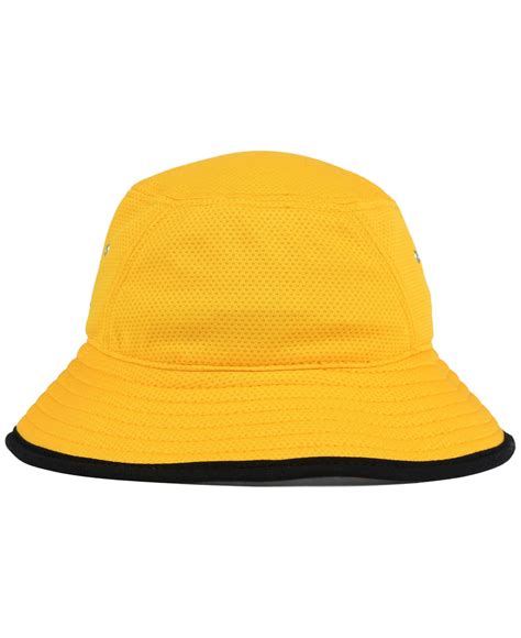 Ktz Pittsburgh Steelers Training Bucket Hat In Yellow For Men Lyst