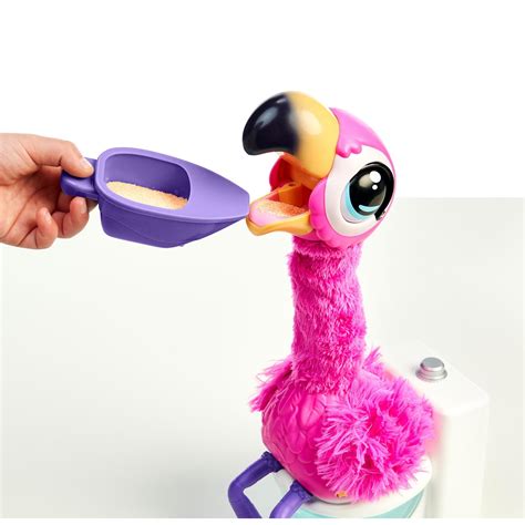 Little Live Pets Gotta Go Flamingo Interactive Plush Toy That Eats