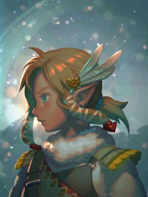 Link In Winter Armor Rito Snowquill Tunic Legend Of Zelda Breath Of